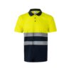 36141_204 VL FORTUNA. Bird-eye polo shirt (140g/m²) with short sleeves, in polyester (100%)