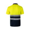 36141_204-b VL FORTUNA. Bird-eye polo shirt (140g/m²) with short sleeves, in polyester (100%)