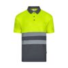 36141_207 VL FORTUNA. Bird-eye polo shirt (140g/m²) with short sleeves, in polyester (100%)