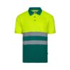 36141_209 VL FORTUNA. Bird-eye polo shirt (140g/m²) with short sleeves, in polyester (100%)