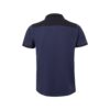 36148_104-b VL VELES. Two-tone stretch piqué polo shirt (200g/m²) with short sleeves, in polyester (96%) and elastane (4%)