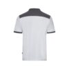36148_106-b VL VELES. Two-tone stretch piqué polo shirt (200g/m²) with short sleeves, in polyester (96%) and elastane (4%)