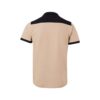 36148_131-b VL VELES. Two-tone stretch piqué polo shirt (200g/m²) with short sleeves, in polyester (96%) and elastane (4%)
