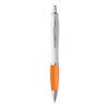 MOVE BK. ABS ball pen with clip and metal trim