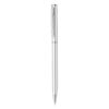 LESLEY METALLIC. Aluminium ball pen with clip and twist mechanism