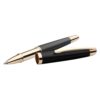 EZEKIEL ROLLER. Metal rollerball with gold trim