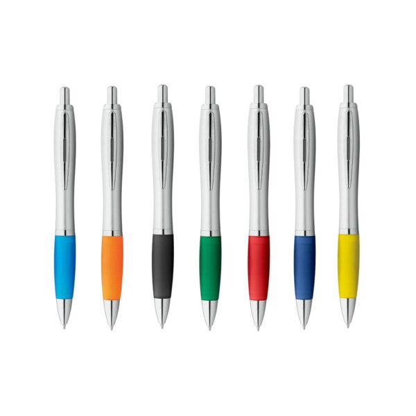 91019_set SWING. ABS ball pen with aluminium clip