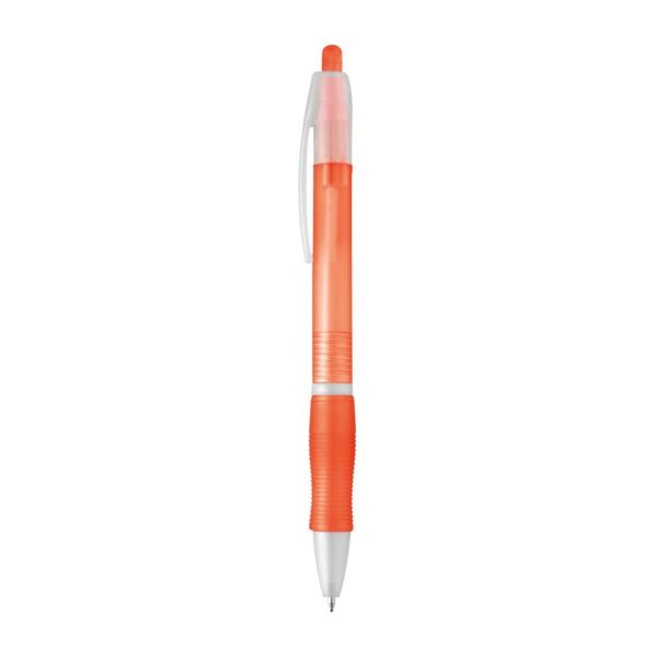 91247_128 SLIM. ABS ball pen with non-slip grip