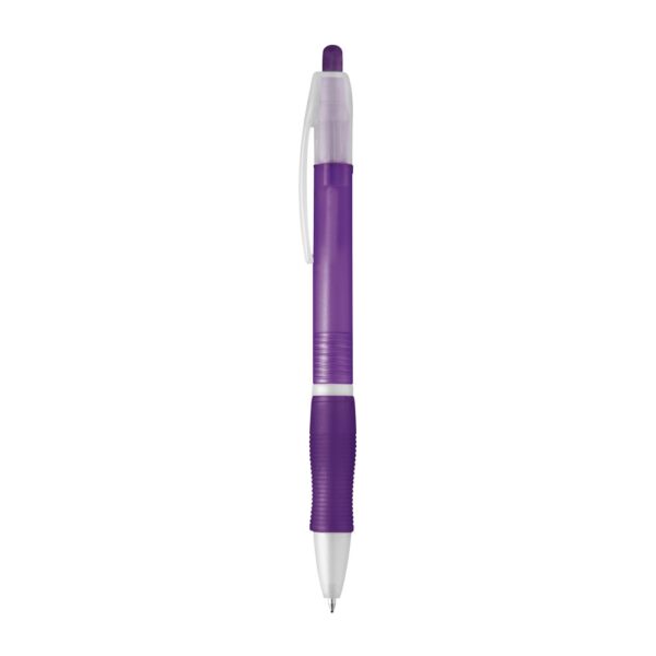 91247_132 SLIM. ABS ball pen with non-slip grip
