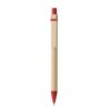 NAIROBI. Kraft paper ball pen with wooden clip