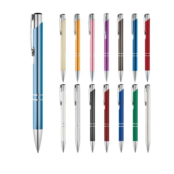 BETA. Aluminium ball pen with clip