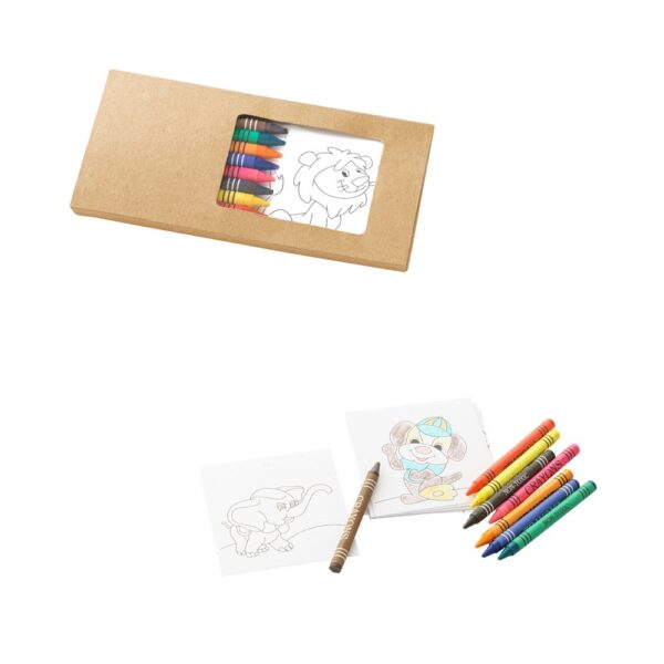 JAGUAR. Colouring set supplied in a Kraft paper box