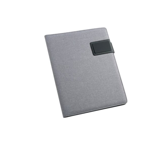 92066_123 PYNCHON. A5 folder in imitation linen and PU with lined pages