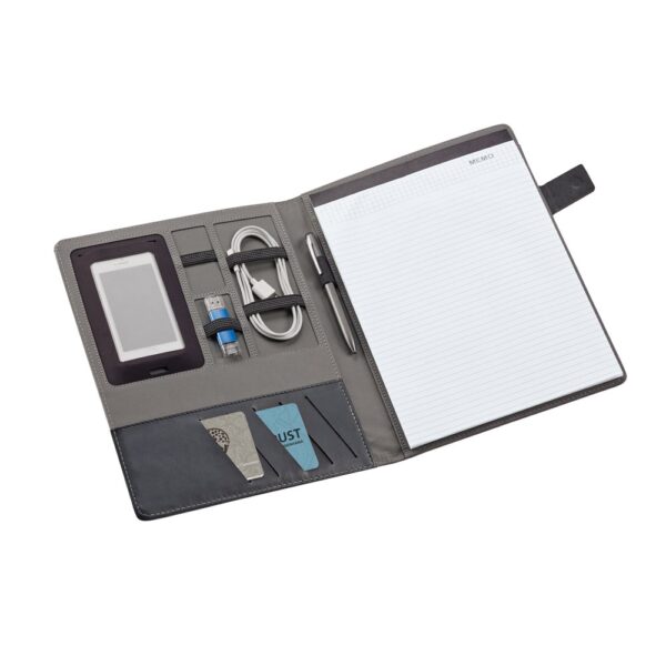 92067_123-c RIORDAN. A4 folder in imitation linen and PU with lined pages