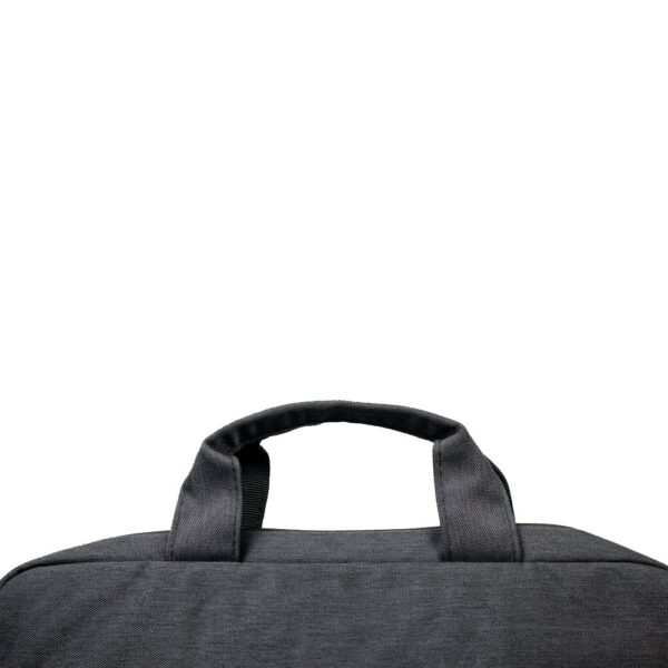 GENOA. Padded laptop bag in 600D high-density recycled polyester 15"