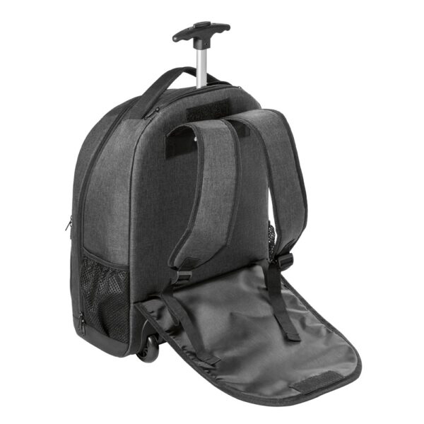 EINDHOVEN. Trolley backpack for laptop 15'6'' in 600D
