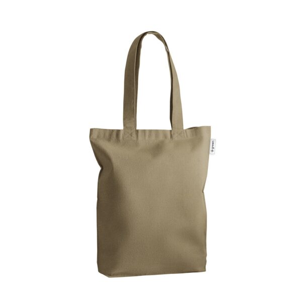 92326_129 MERIDA. Cotton (50%), recycled cotton (30%) and polyester (20% rPET) bag (220 g/ m²)