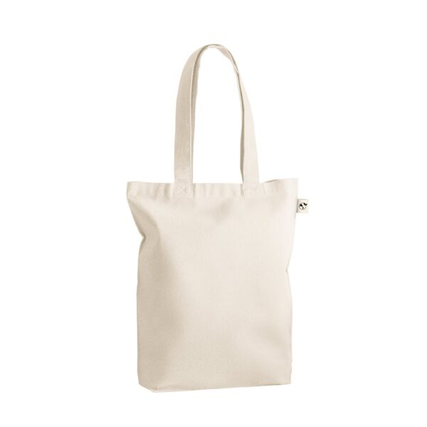 92331_150 GIRONA. Cotton (50%), recycled cotton (30%) and polyester (20% rPET) bag (220 g/ m²)