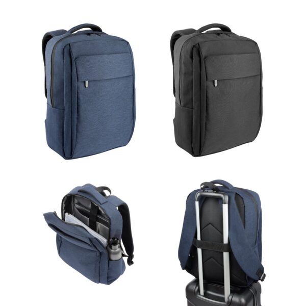 COVENTRY. 15.6" Fully padded laptop backpack in 300D recycled high-density polyester and 210D recycled polyester lining