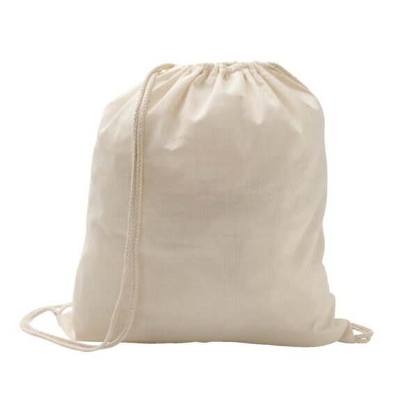 HANOVER. 100% cotton drawstring bag (103 g/m²)