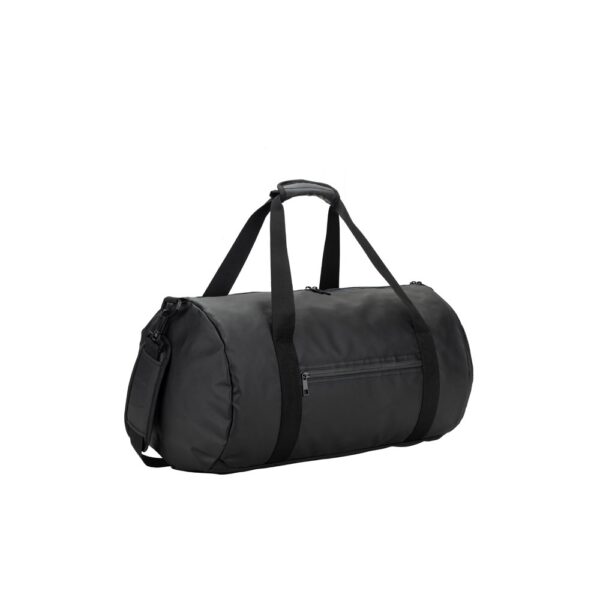92573_103 OSASCO SPORT. Cylindrical sports bag in high-density 600D recycled polyester with side compartment for shoes