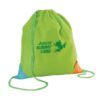 92617_119-logo BISSAYA. Colourful non-woven drawstring bag (80 g/m²)