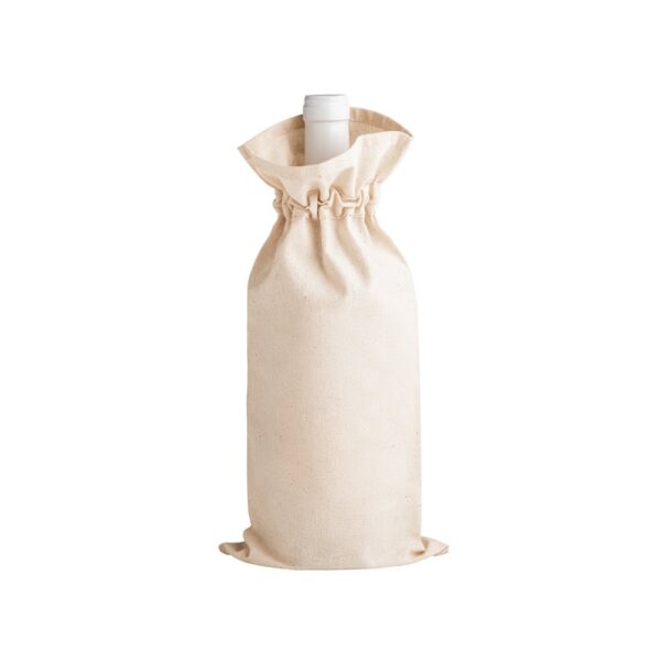 JEROME. 100% cotton bag for bottle (180 g/m²)