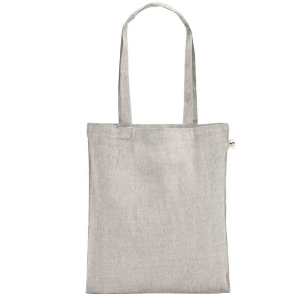 RYNEK. Recycled cotton bag (70%) and polyester (30% rPET) (140 g/m²)