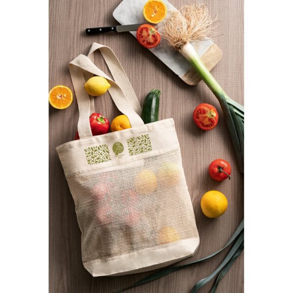 MUMBAI. 100% cotton mesh bag (180 g/m²)