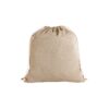 CHANCERY. Drawstring bag in recycled cotton (70%), polyester (30% rPET) (140 g/m²)