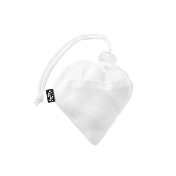 BOLZANO. Foldable bag made of mesh and 190T recycled polyester (100% rPET)