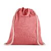 RISSANI. Drawstring bag with recycled cotton (70%) and polyester (30% rPET) (140 g/m²)