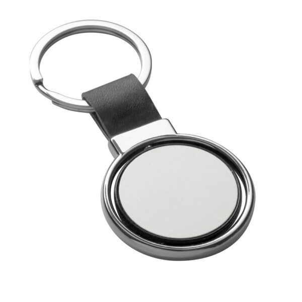 ALBRIGHT. Metal and PU keyring