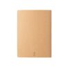 ALCOTT A4. A4 notepad with Kraft paper cover (250 g/m²) and plain pages