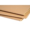ALCOTT A4. A4 notepad with Kraft paper cover (250 g/m²) and plain pages