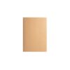 ALCOTT A5. A5 notepad with Kraft paper cover (250 g/m²) and plain pages