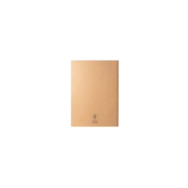 ALCOTT A6. Notepad with cardboard cover (250 g/m²) and plain pages