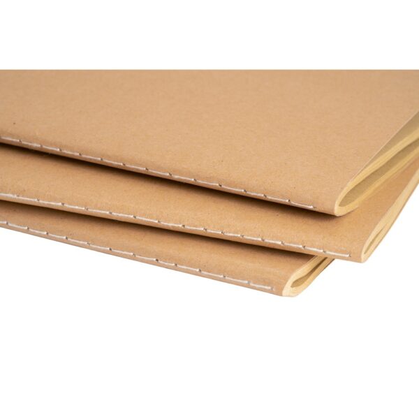 ALCOTT A6. Notepad with cardboard cover (250 g/m²) and plain pages