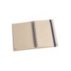 PROUST. A5 notebook with rings, hard cover, made of sugar cane paper (80% sugar cane) with plain pages