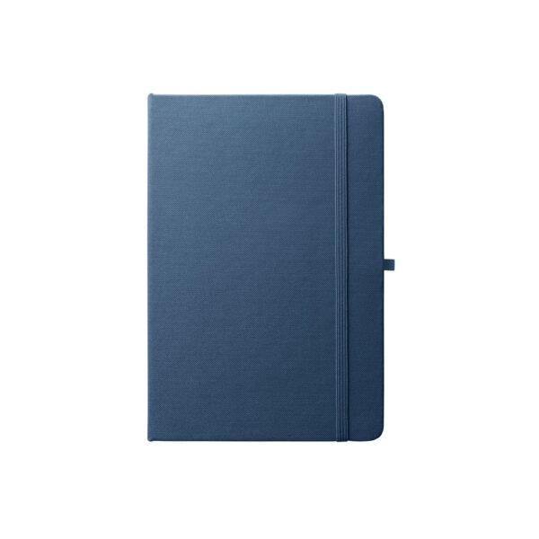 ANNE. A5 notebook in recycled polyester (100% rPET) with lined pages