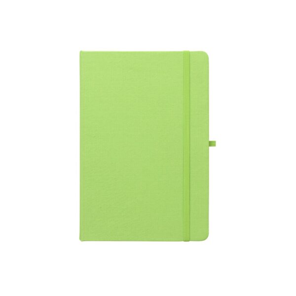 ANNE. A5 notebook in recycled polyester (100% rPET) with lined pages