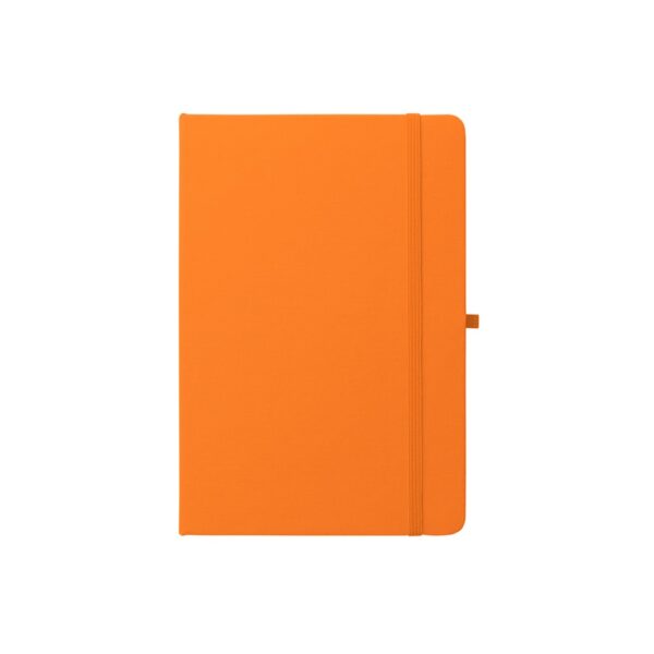 ANNE. A5 notebook in recycled polyester (100% rPET) with lined pages