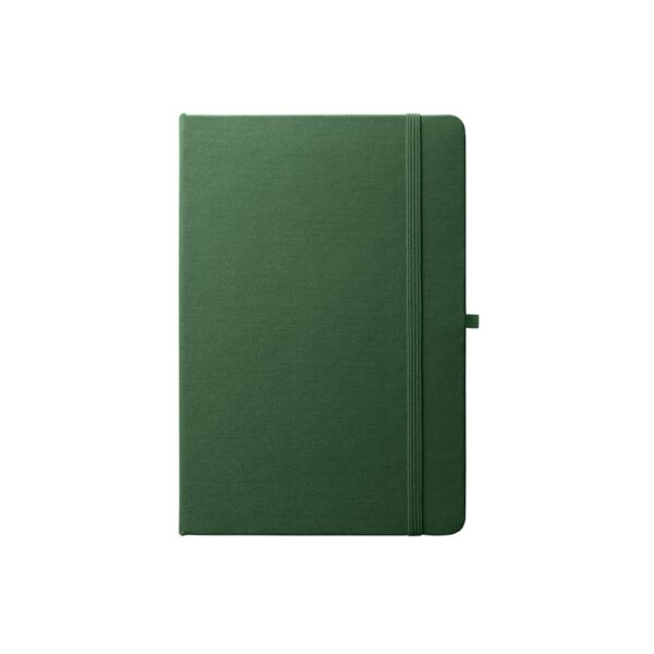 ANNE. A5 notebook in recycled polyester (100% rPET) with lined pages