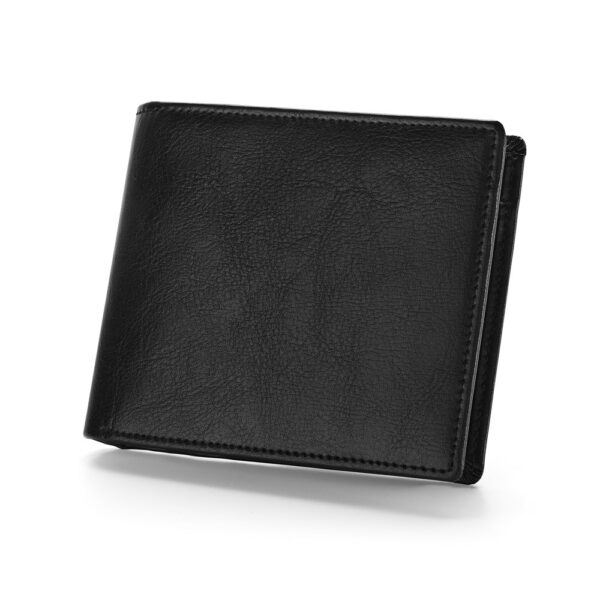 AFFLECK. Leather wallet with RFID blocking for 9 cards