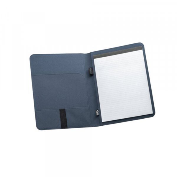 EMERGE FOLDER II. A4 folder in recycled polyester (100% rPET) 300D with elastic closure