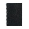 MISHIMA. A5 notebook with semi-hard cover in recycled felt (100% rPET) with rings and lined pages