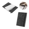 93636_set BALDWIN. A5 notepad with recycled felt cover (100% rPET) and lined pages in 100% recycled paper