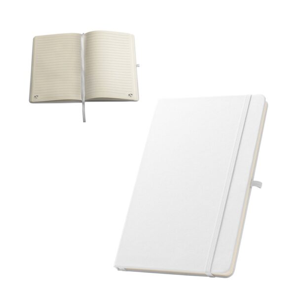 ANNE SUB. A5 notebook in recycled polyester (100% rPET) 300D, ideal for sublimation personalisation