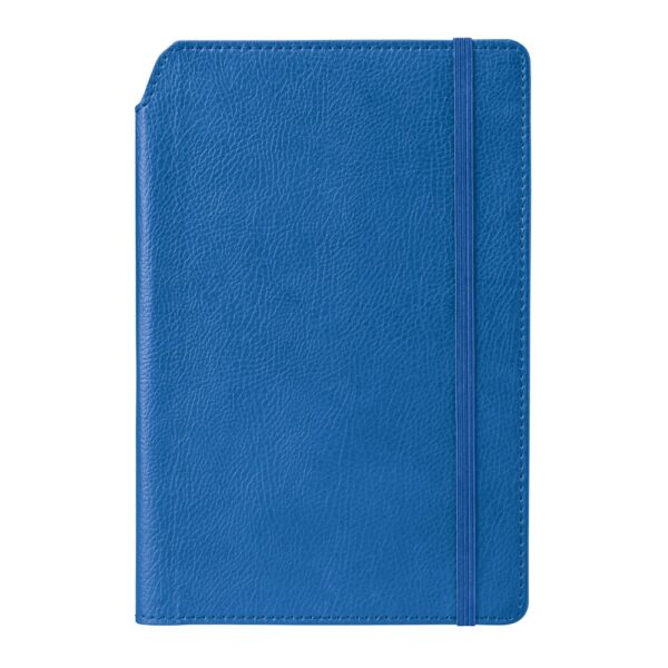 MORIAH. A5 notebook in PU with lined sheets, made from FSC™ certified material and other controlled materials