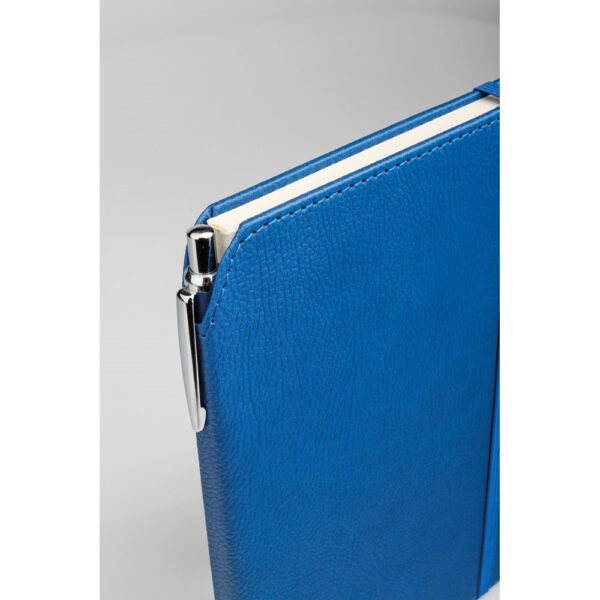 MORIAH. A5 notebook in PU with lined sheets, made from FSC™ certified material and other controlled materials